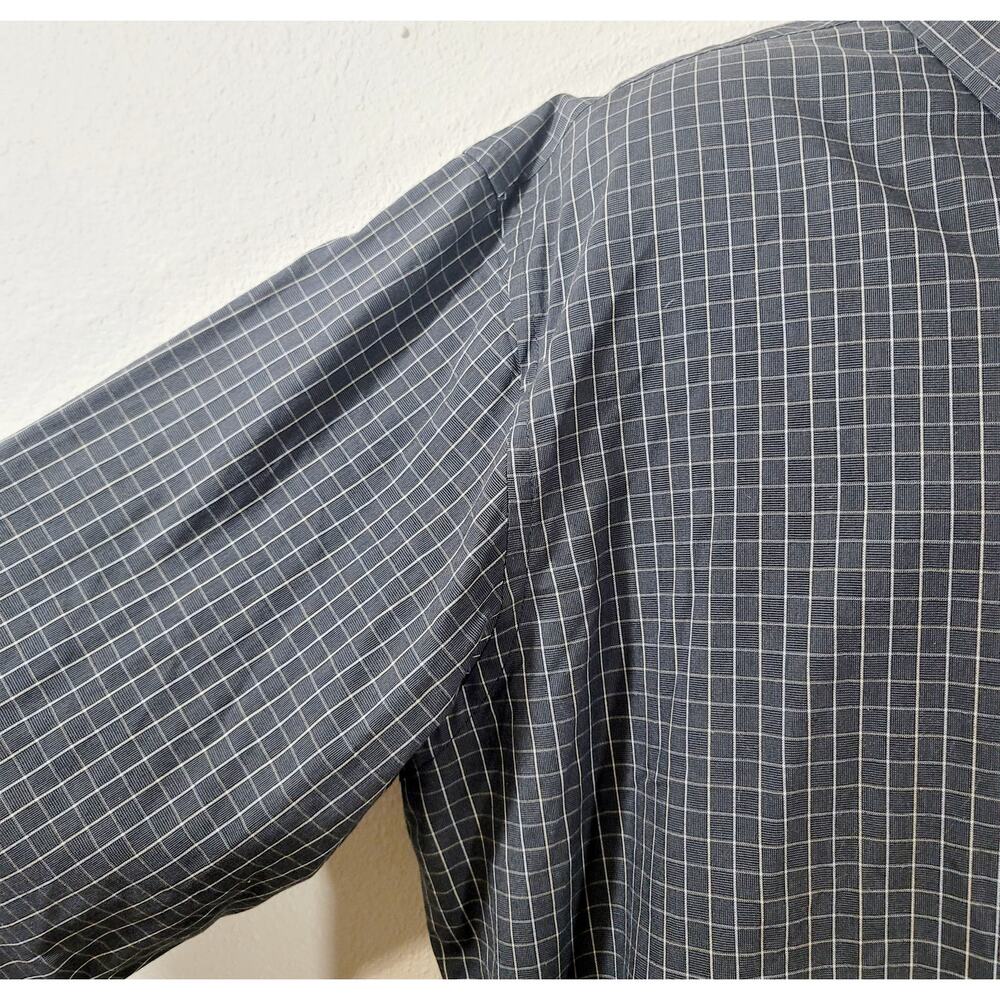 Arrow Gray Check Button Down Collar Button Up Shi… - image 6